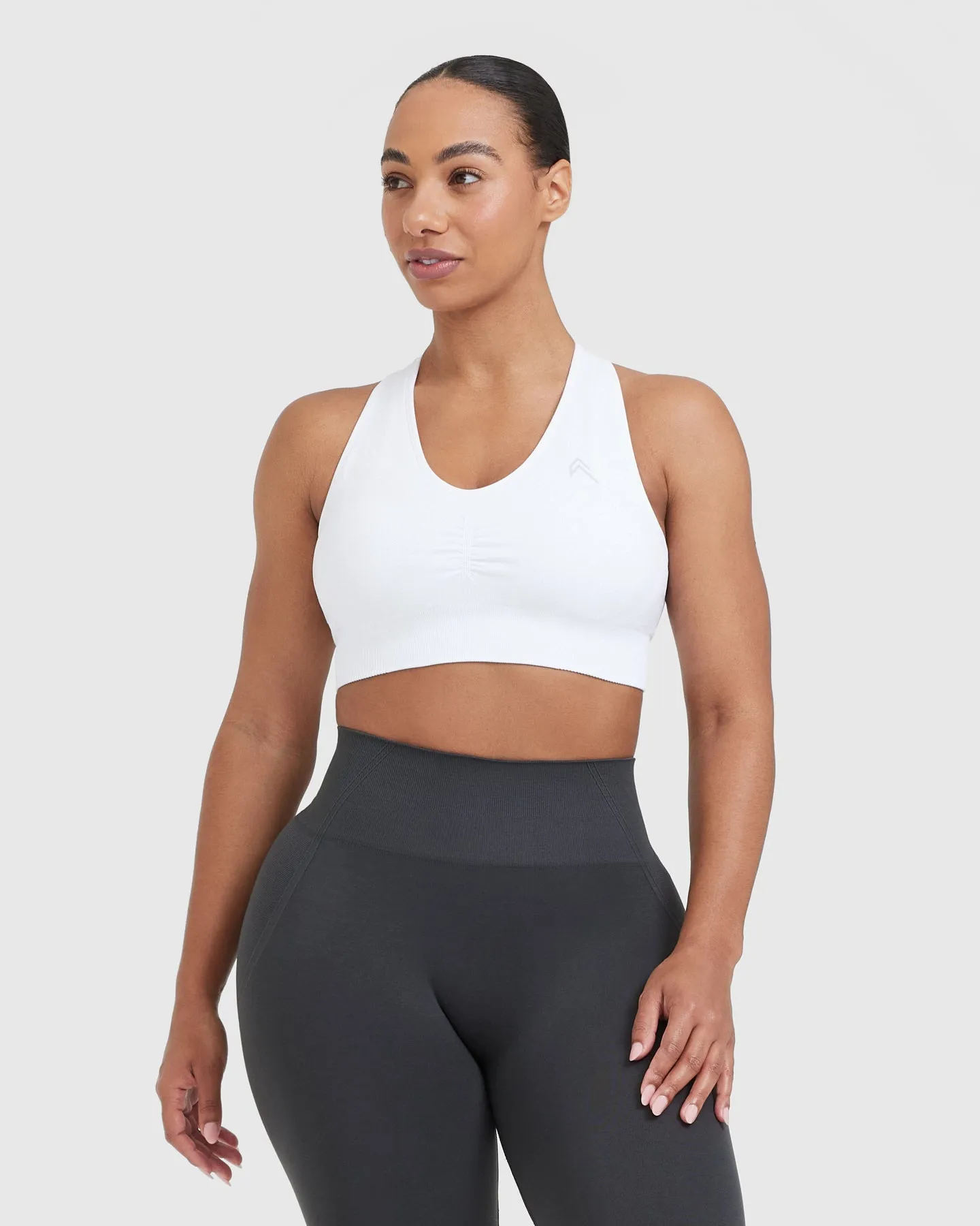 Classic Seamless 2.0 V-Neck Bralette | White sold by Oner Active