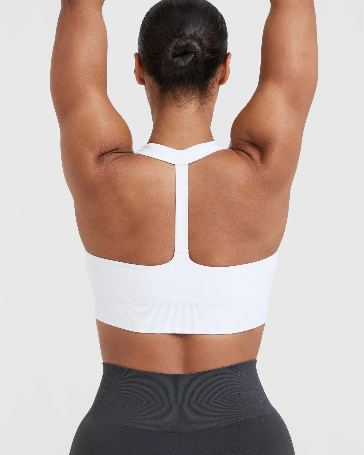 Classic Seamless 2.0 V-Neck Bralette | White sold by Oner Active product image thumbnail 5