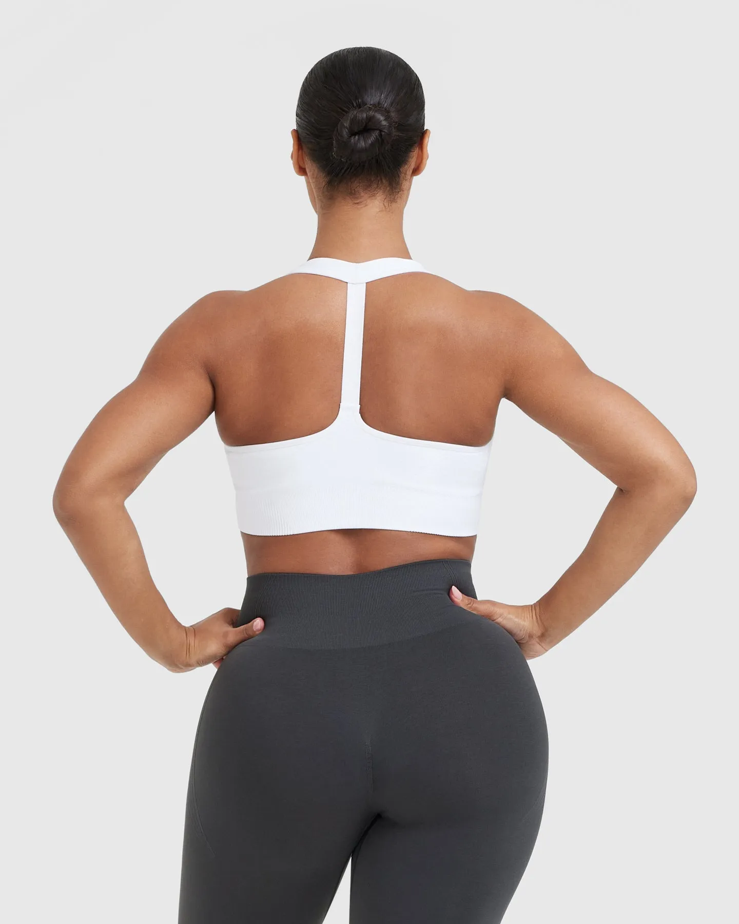 Classic Seamless 2.0 V-Neck Bralette | White sold by Oner Active product image thumbnail 2