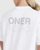 Classic Mirror Graphic Oversized T-Shirt | White sold by Oner Active