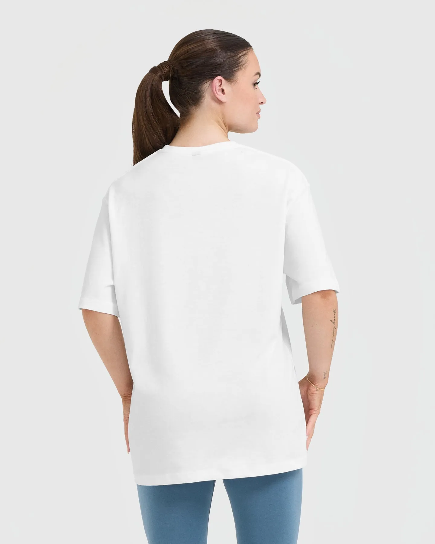Classic Oner Graphic Oversized Lightweight T-Shirt | White sold by Oner Active product image thumbnail 2