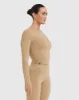 Mellow Soft Mid Long Sleeve Top | Dune Brown sold by Oner Active