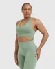 Classic Seamless 2.0 V-Neck Bralette | Sage Marl sold by Oner Active