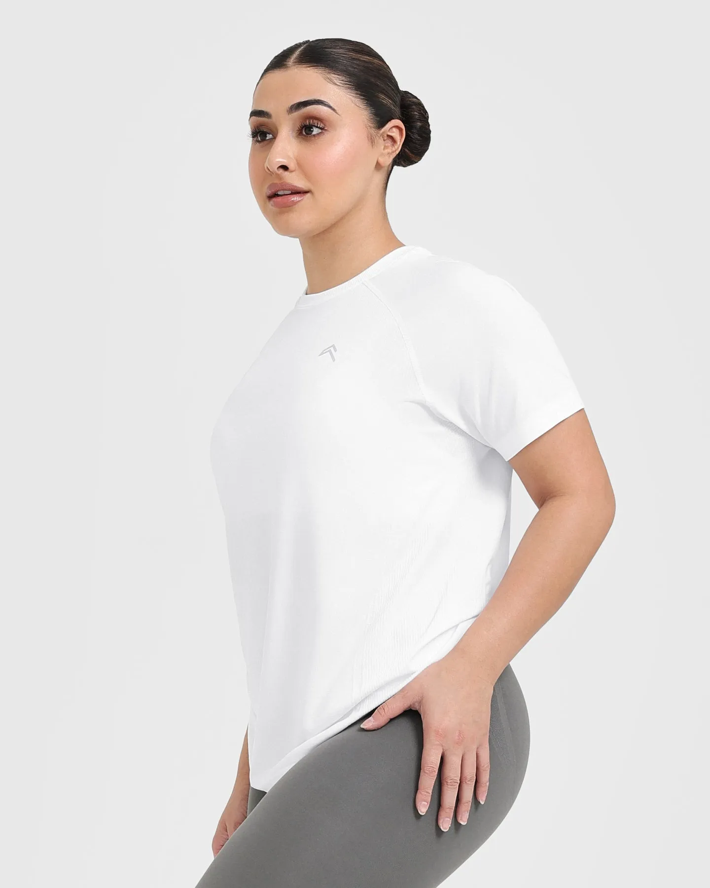 Go To Seamless Loose Top | White sold by Oner Active product image thumbnail 3