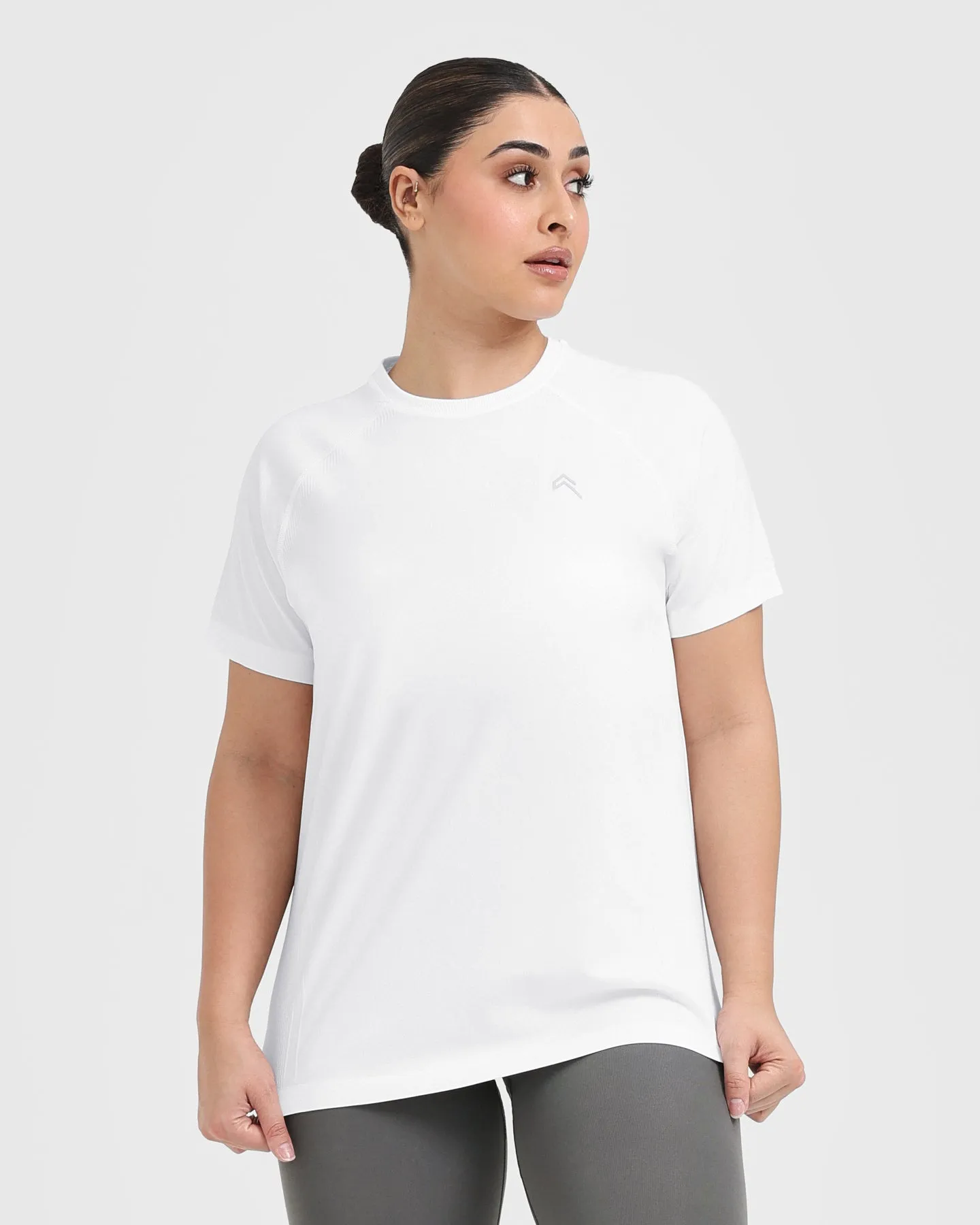 Go To Seamless Loose Top | White sold by Oner Active