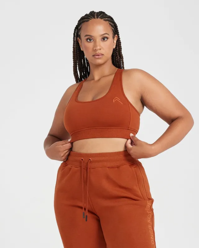 Classic Lounge Bralette | Warm Copper sold by Oner Active