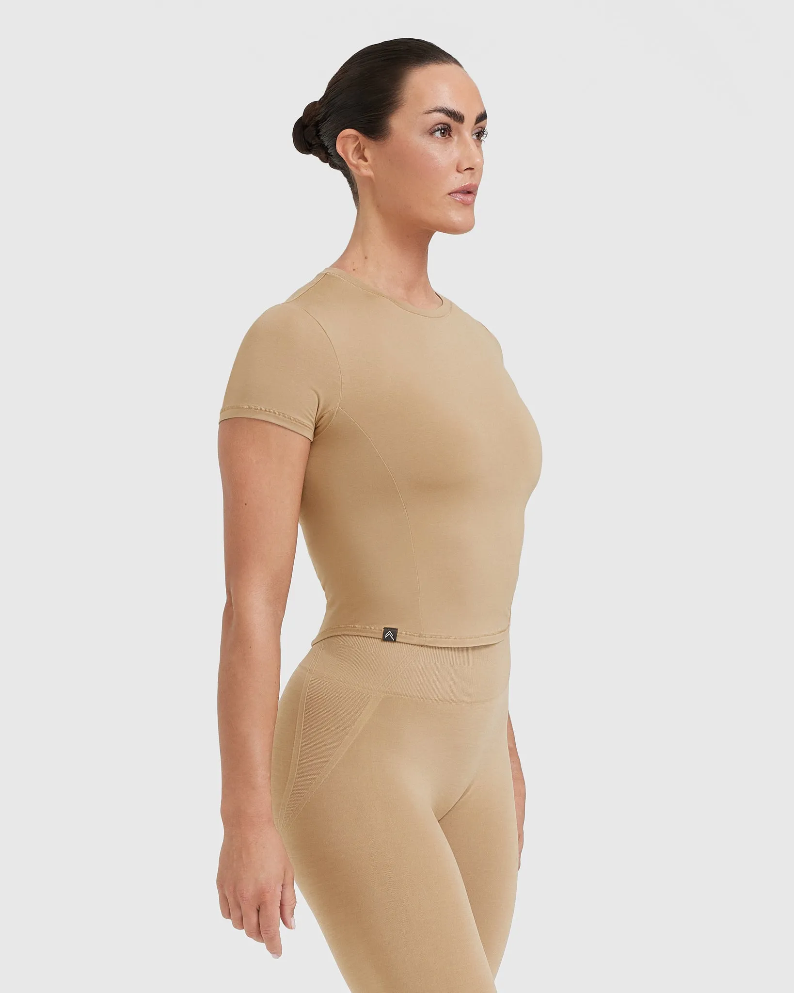 Mellow Soft Mid Short Sleeve T-Shirt | Dune Brown sold by Oner Active product image thumbnail 3