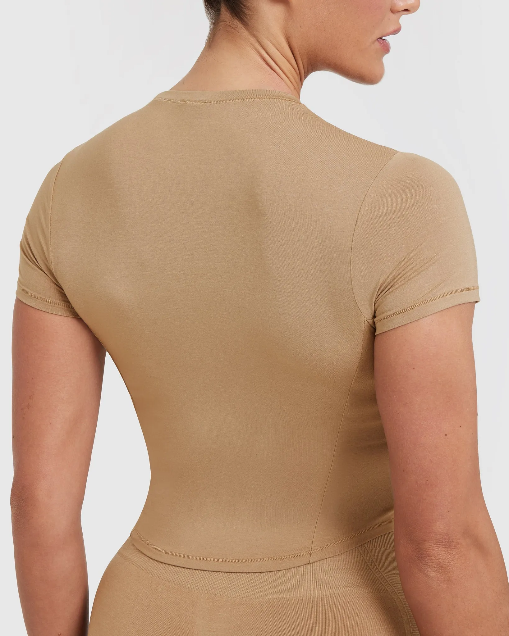 Mellow Soft Mid Short Sleeve T-Shirt | Dune Brown sold by Oner Active product image thumbnail 5