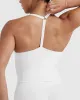 Timeless Square Neck Mid Vest | White sold by Oner Active