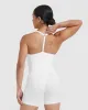 Timeless Square Neck Mid Vest | White sold by Oner Active