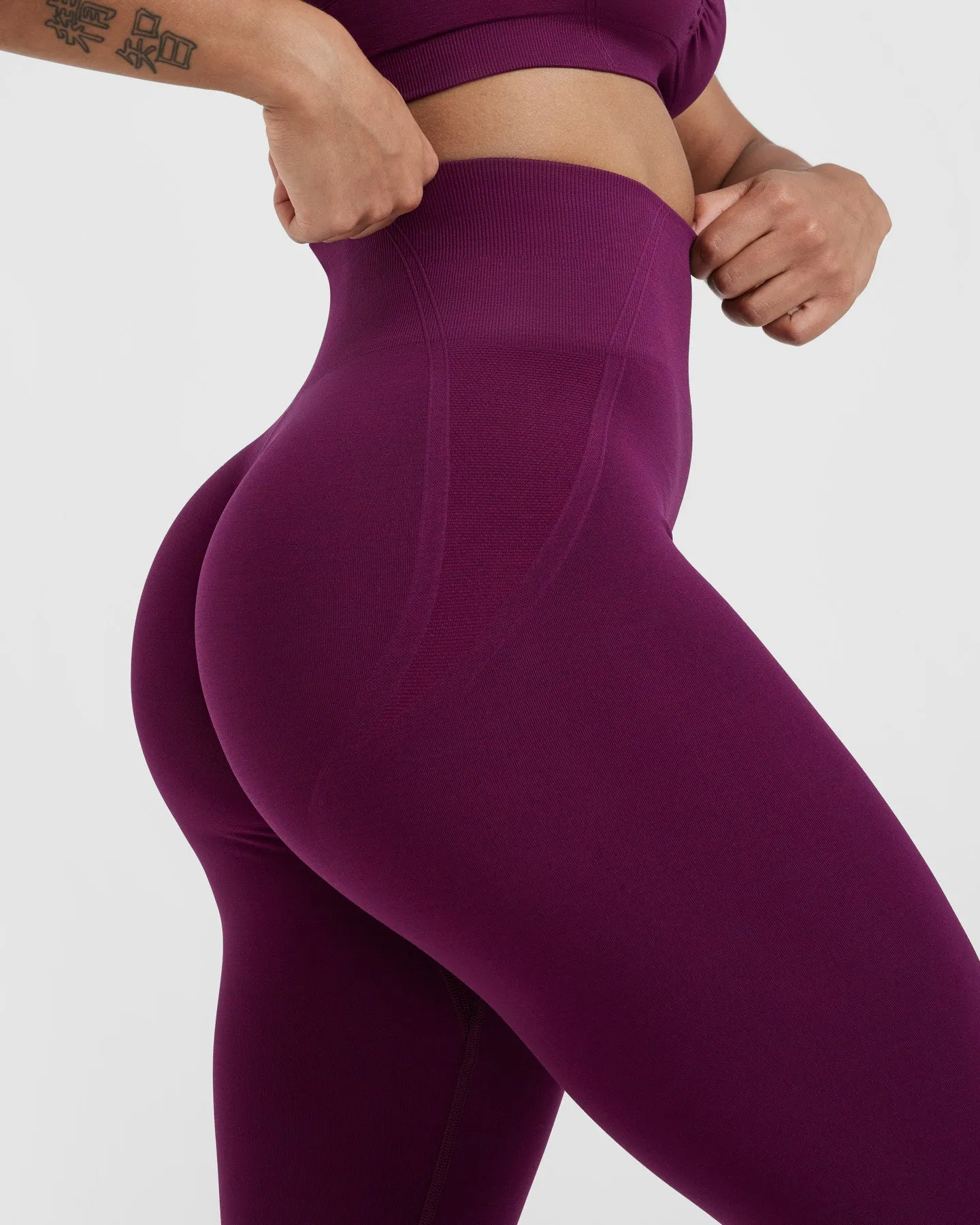 Effortless Seamless Leggings | Ripe Fig sold by Oner Active product image thumbnail 5