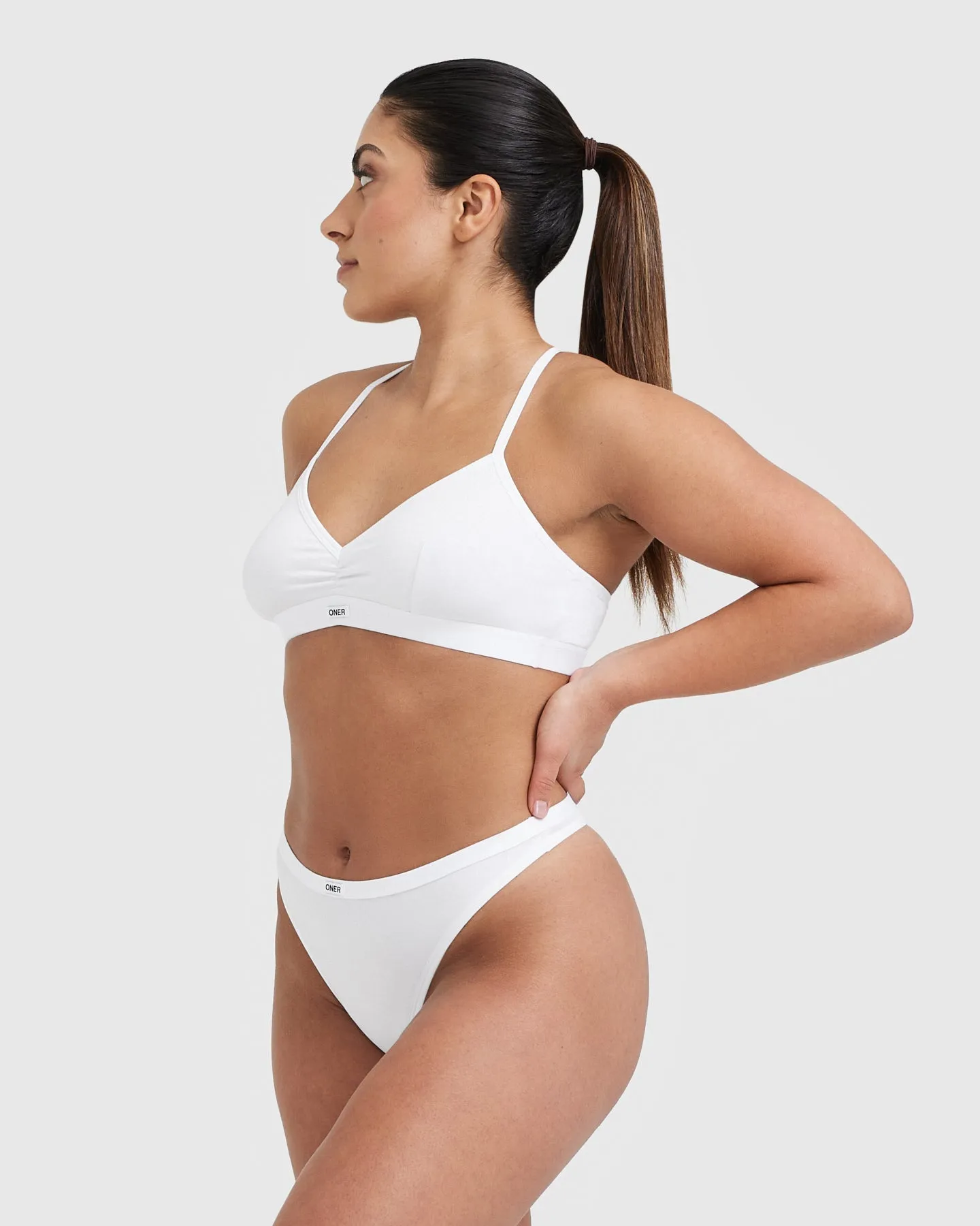 Soft Classic Bralette | White sold by Oner Active product image thumbnail 3