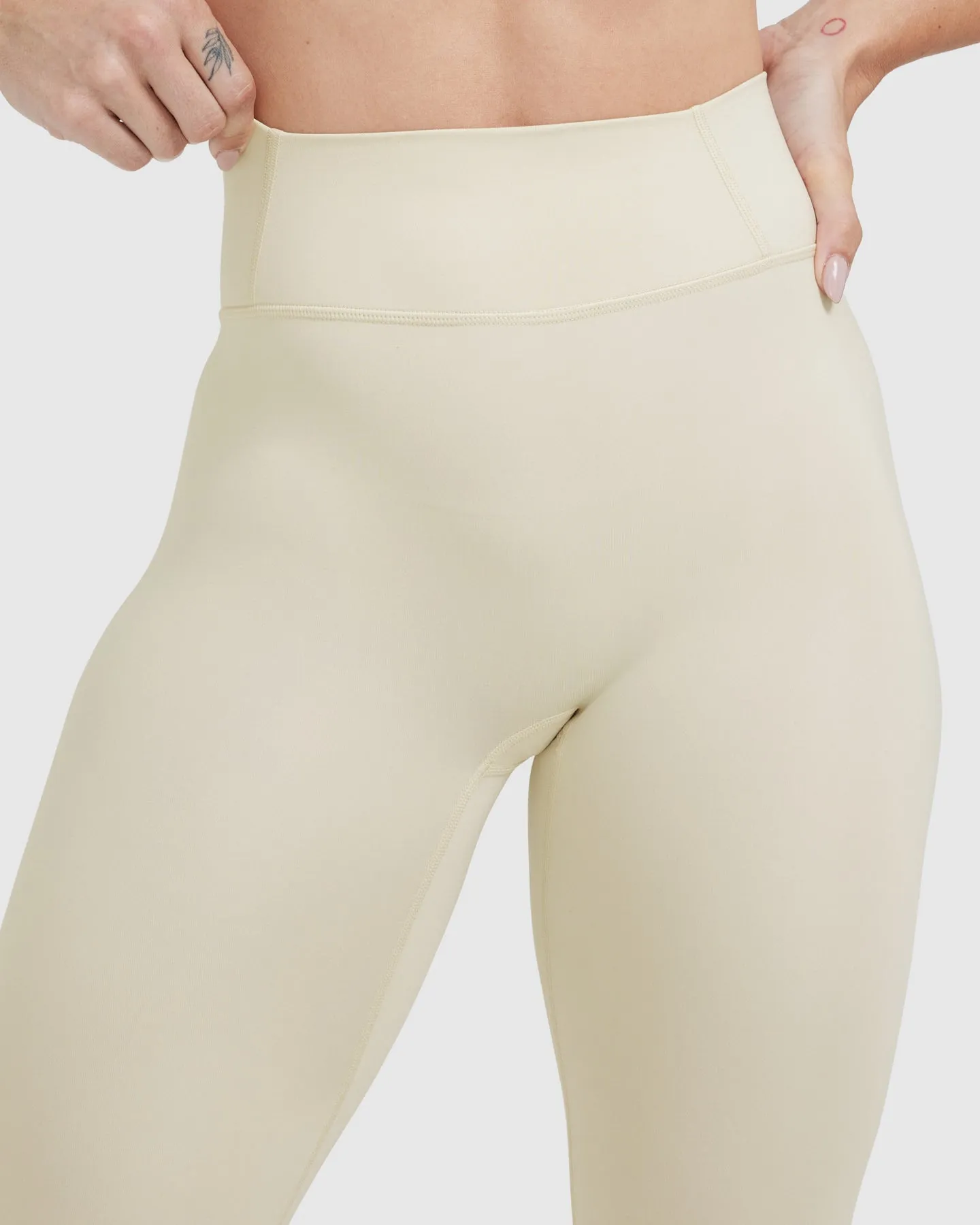 Timeless High Waisted Leggings | Vanilla sold by Oner Active product image thumbnail 4