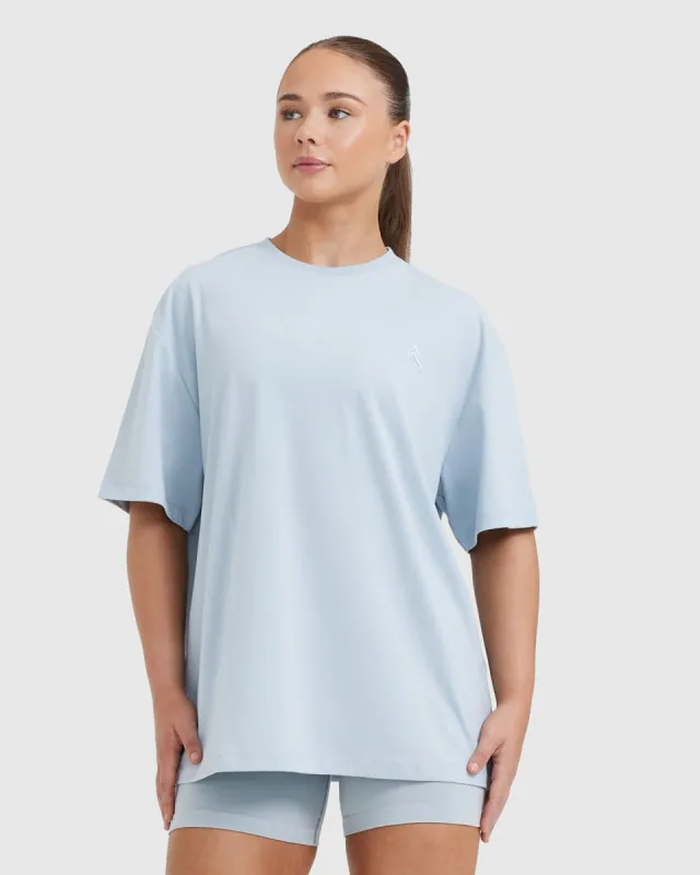 Classic Oversized Lightweight T-Shirt | Ice Blue sold by Oner Active