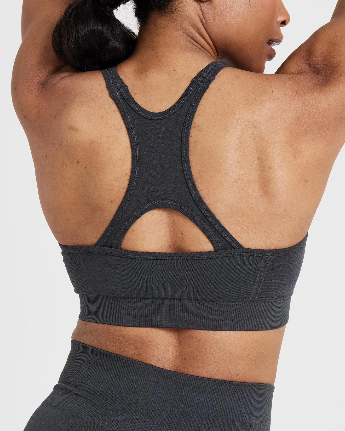 Effortless Seamless High Neck Bralette | Coal sold by Oner Active product image thumbnail 5