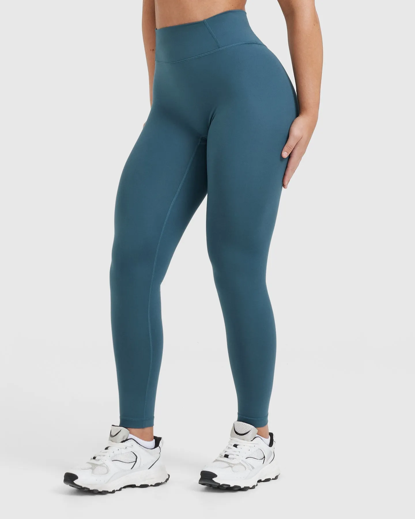 Timeless High Waisted Leggings | Lake Blue sold by Oner Active product image thumbnail 3