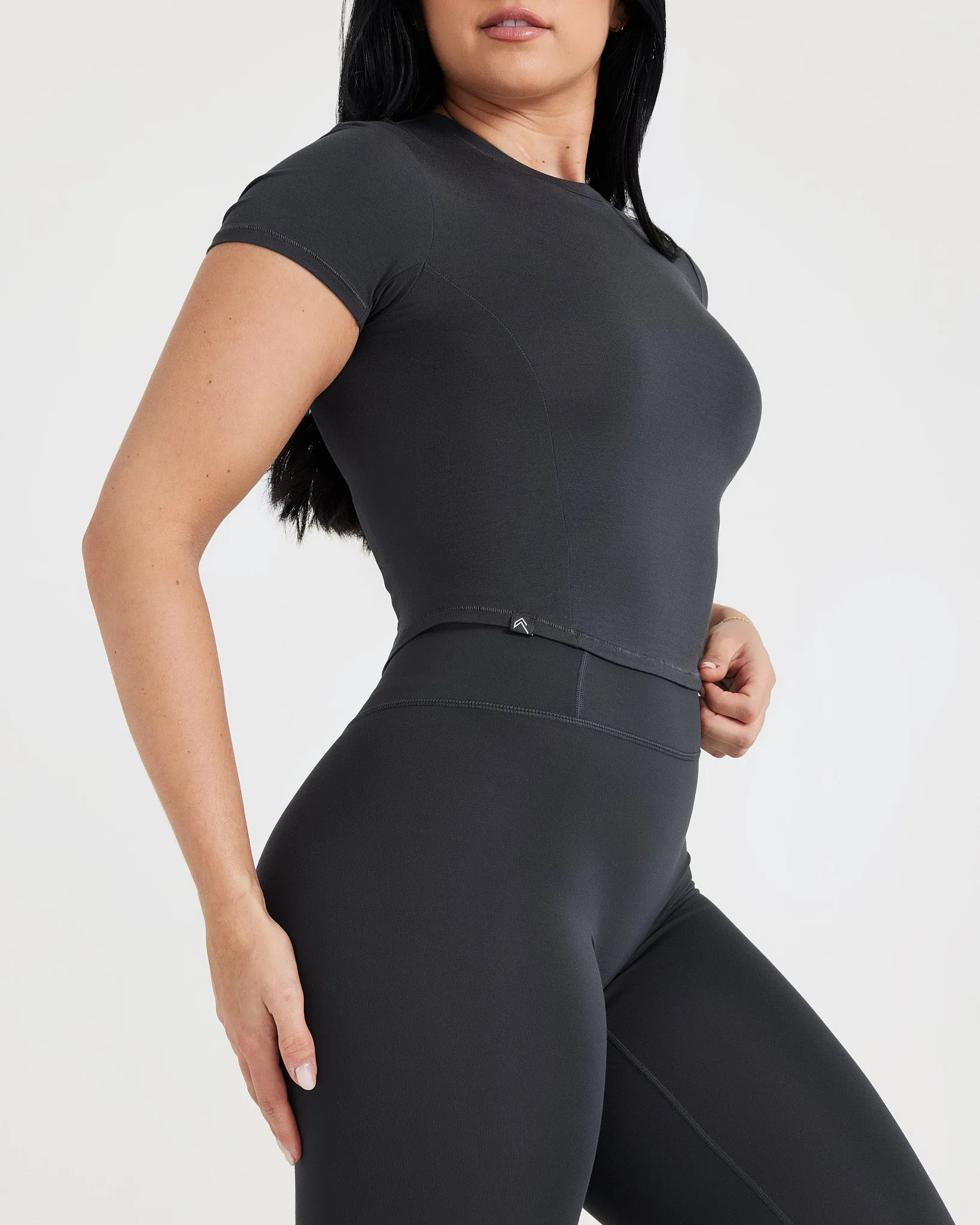 Mellow™ Soft Mid Short Sleeve T-Shirt | Coal sold by Oner Active product image thumbnail 5