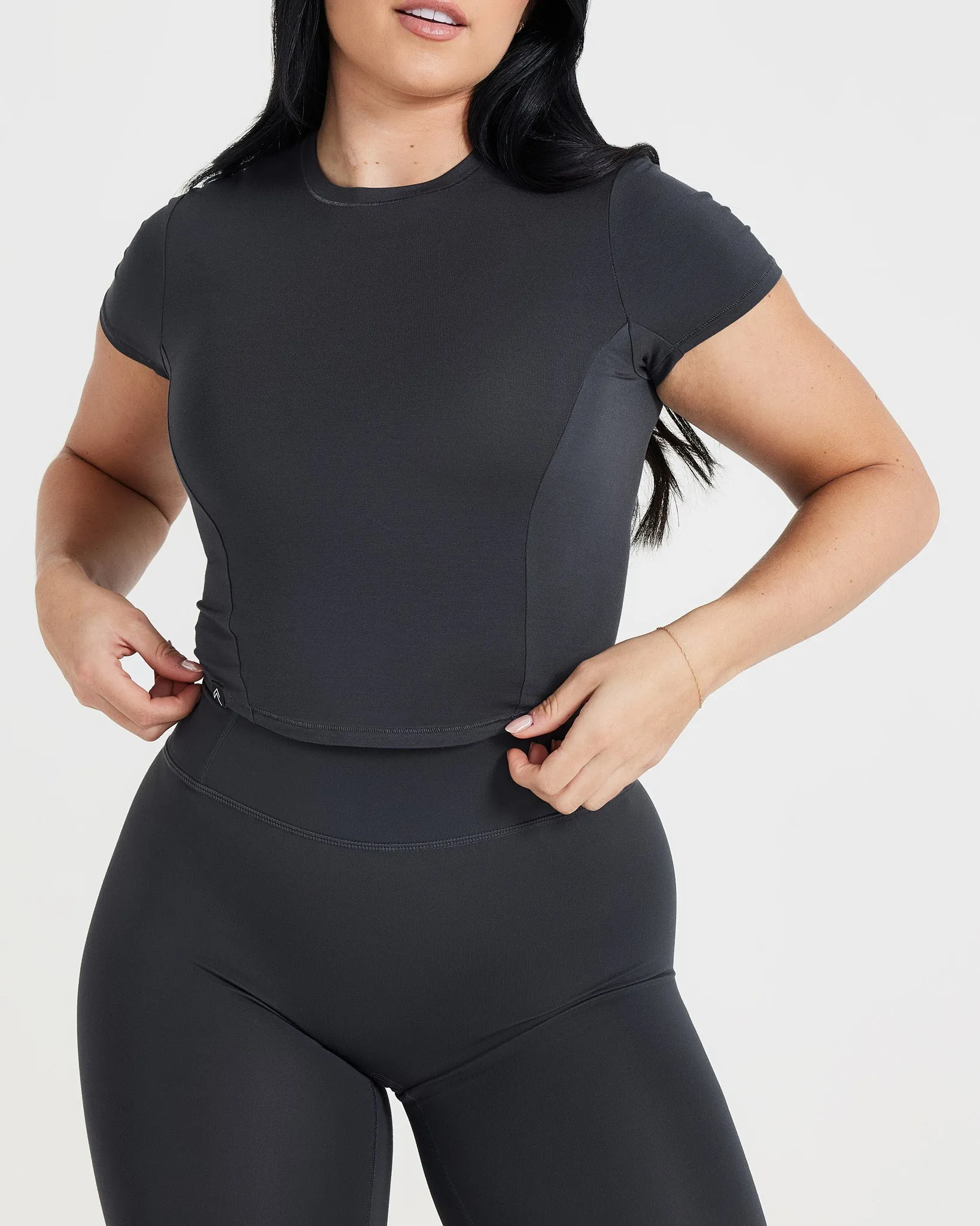 Mellow™ Soft Mid Short Sleeve T-Shirt | Coal sold by Oner Active product image thumbnail 4