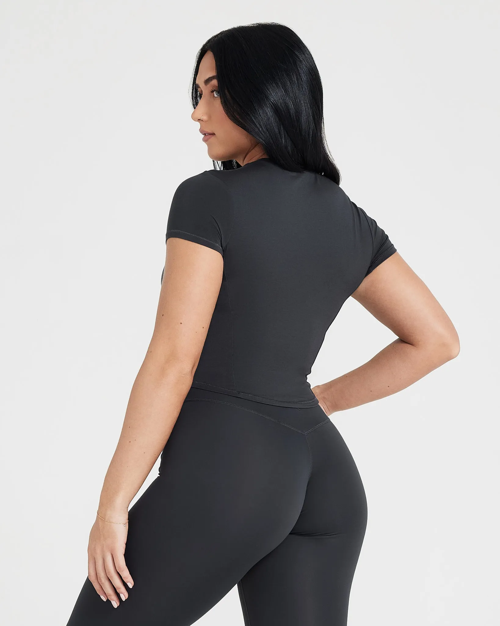 Mellow™ Soft Mid Short Sleeve T-Shirt | Coal sold by Oner Active product image thumbnail 2