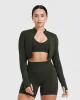 Timeless Crop Jacket | Khaki sold by Oner Active