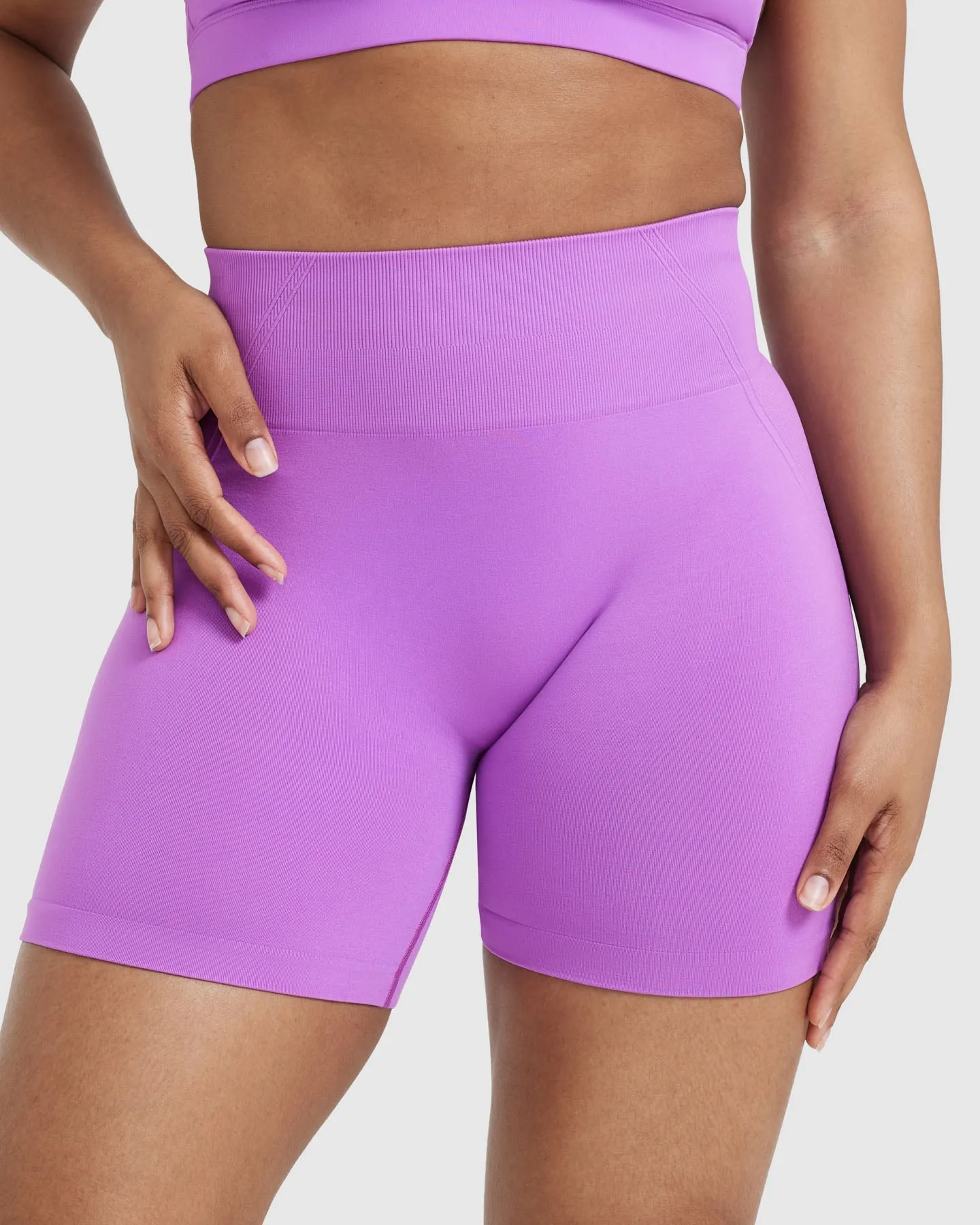 Effortless Seamless Shorts | Grape Purple sold by Oner Active product image thumbnail 4