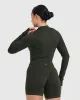 Timeless Crop Jacket | Khaki sold by Oner Active