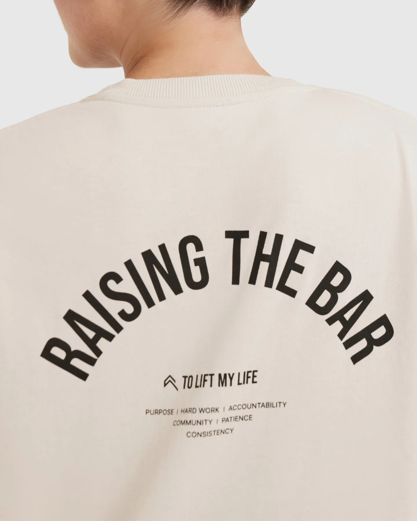 Raising The Bar Graphic Unisex T-Shirt | Sand sold by Oner Active product image thumbnail 5