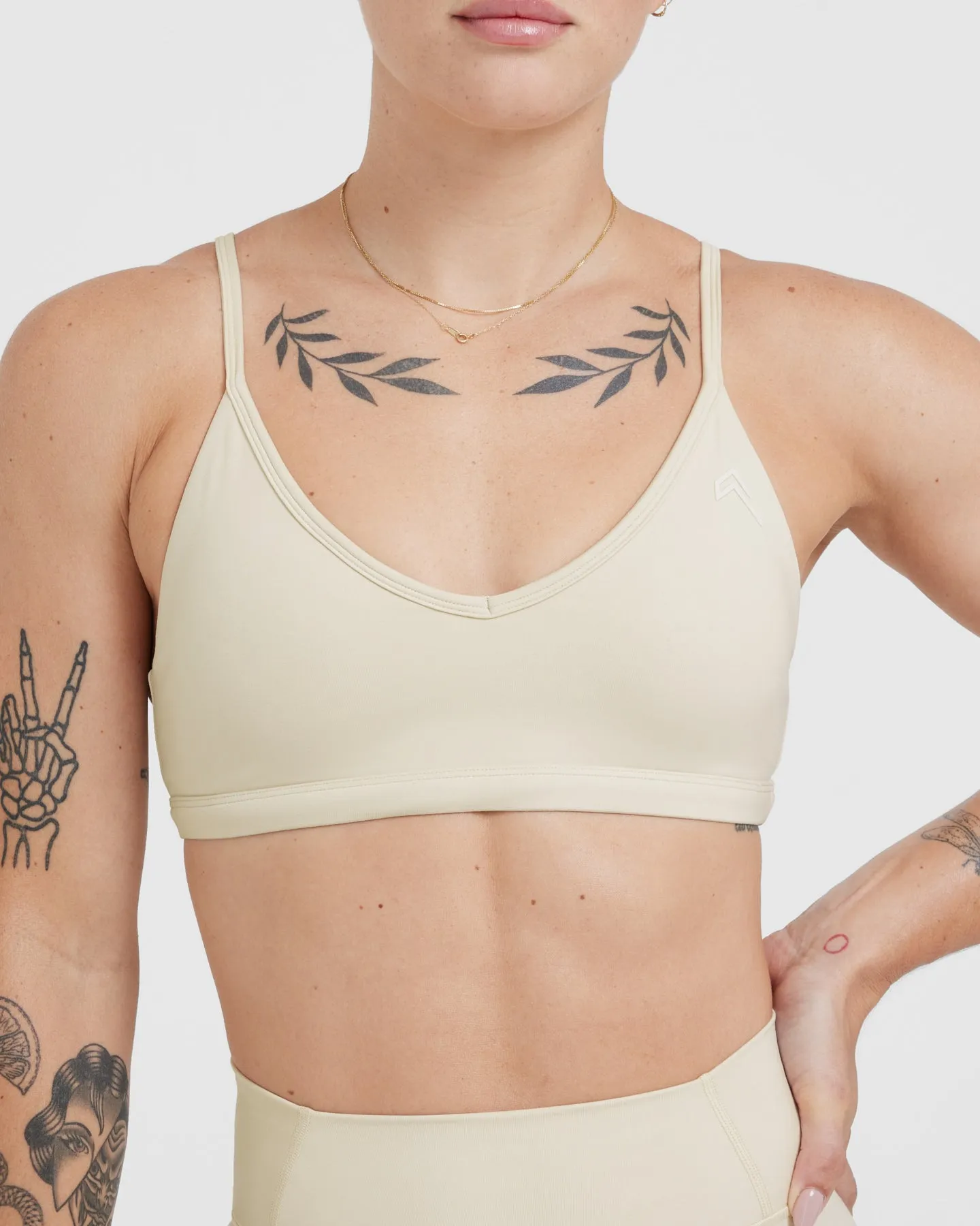 Timeless Strappy Bralette | Vanilla sold by Oner Active product image thumbnail 4