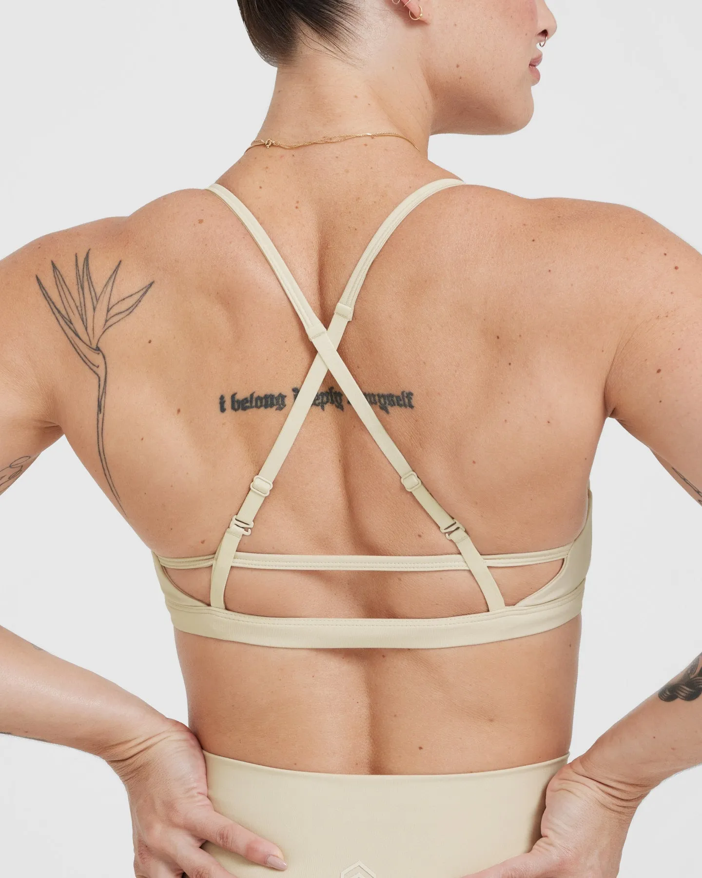 Timeless Strappy Bralette | Vanilla sold by Oner Active product image thumbnail 5