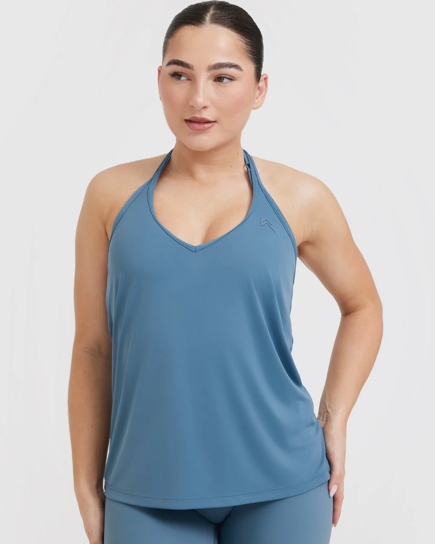 Go To Strappy Loose Vest | Moonstone Blue sold by Oner Active product image thumbnail 4