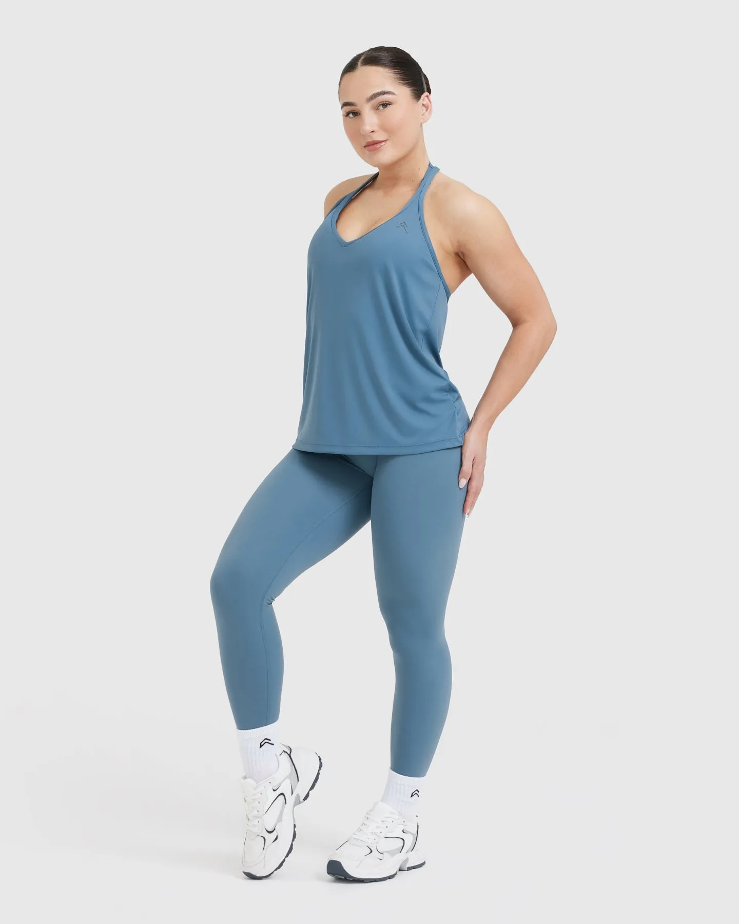 Go To Strappy Loose Vest | Moonstone Blue sold by Oner Active product image thumbnail 3