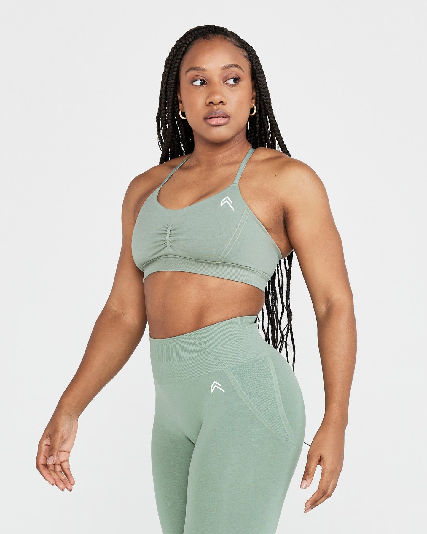 Effortless Micro Bralette | Sage sold by Oner Active product image thumbnail 3