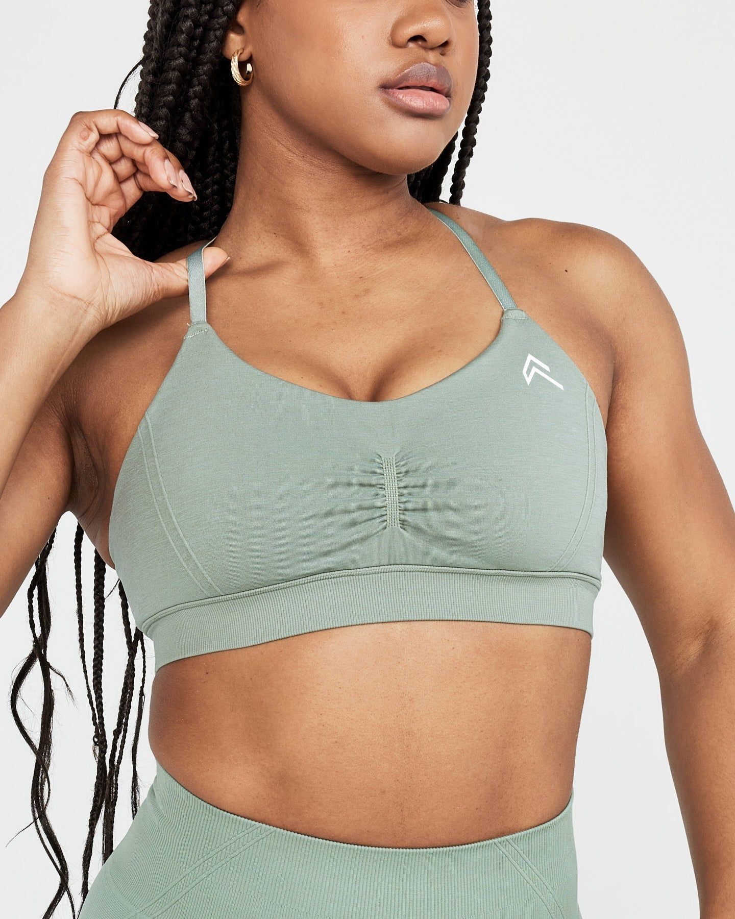 Effortless Micro Bralette | Sage sold by Oner Active product image thumbnail 4
