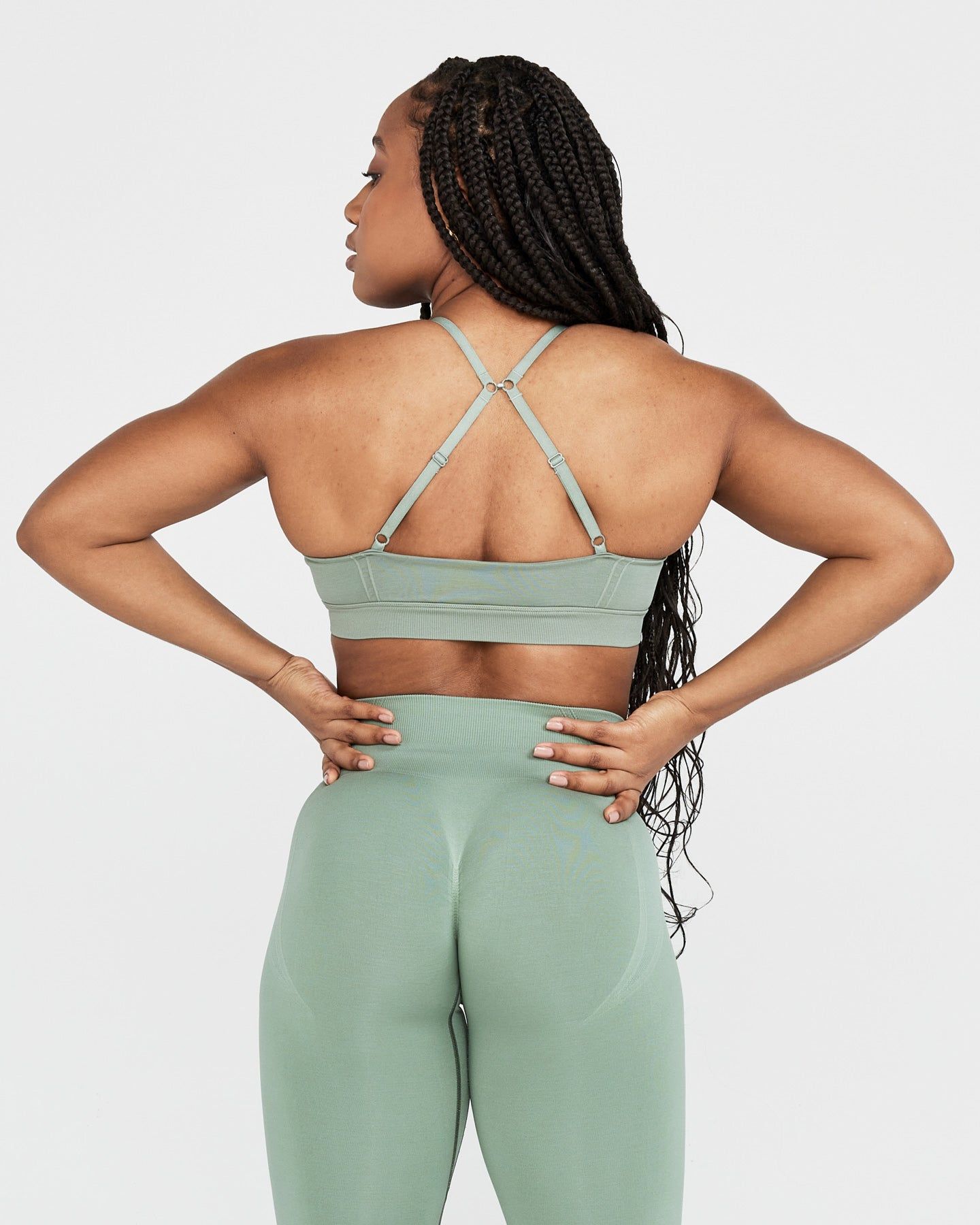Effortless Micro Bralette | Sage sold by Oner Active product image thumbnail 2