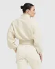 All Day Est 2020 Crop 1/4 Zip Sweatshirt | Vanilla sold by Oner Active