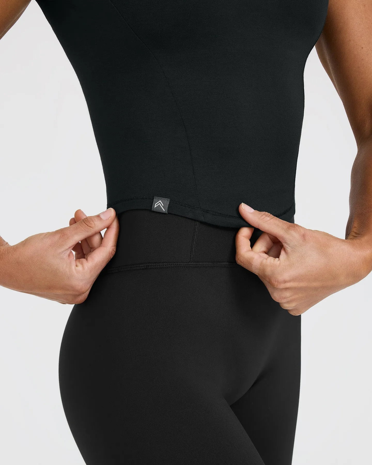 Mellow™ Soft Mid Short Sleeve T-Shirt | Soft Black sold by Oner Active product image thumbnail 5