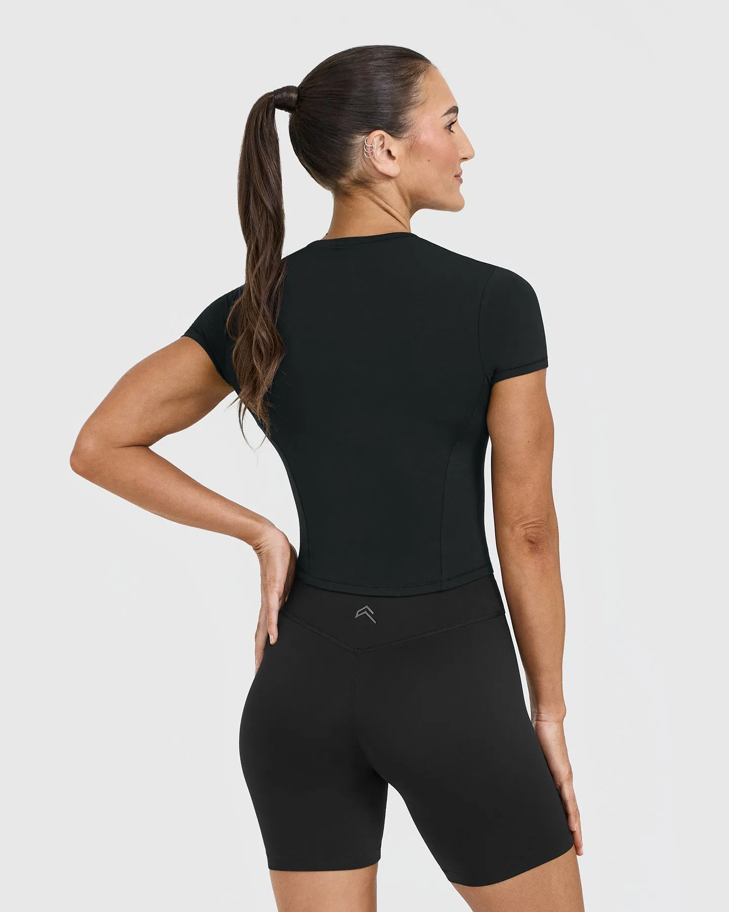 Mellow™ Soft Mid Short Sleeve T-Shirt | Soft Black sold by Oner Active product image thumbnail 2