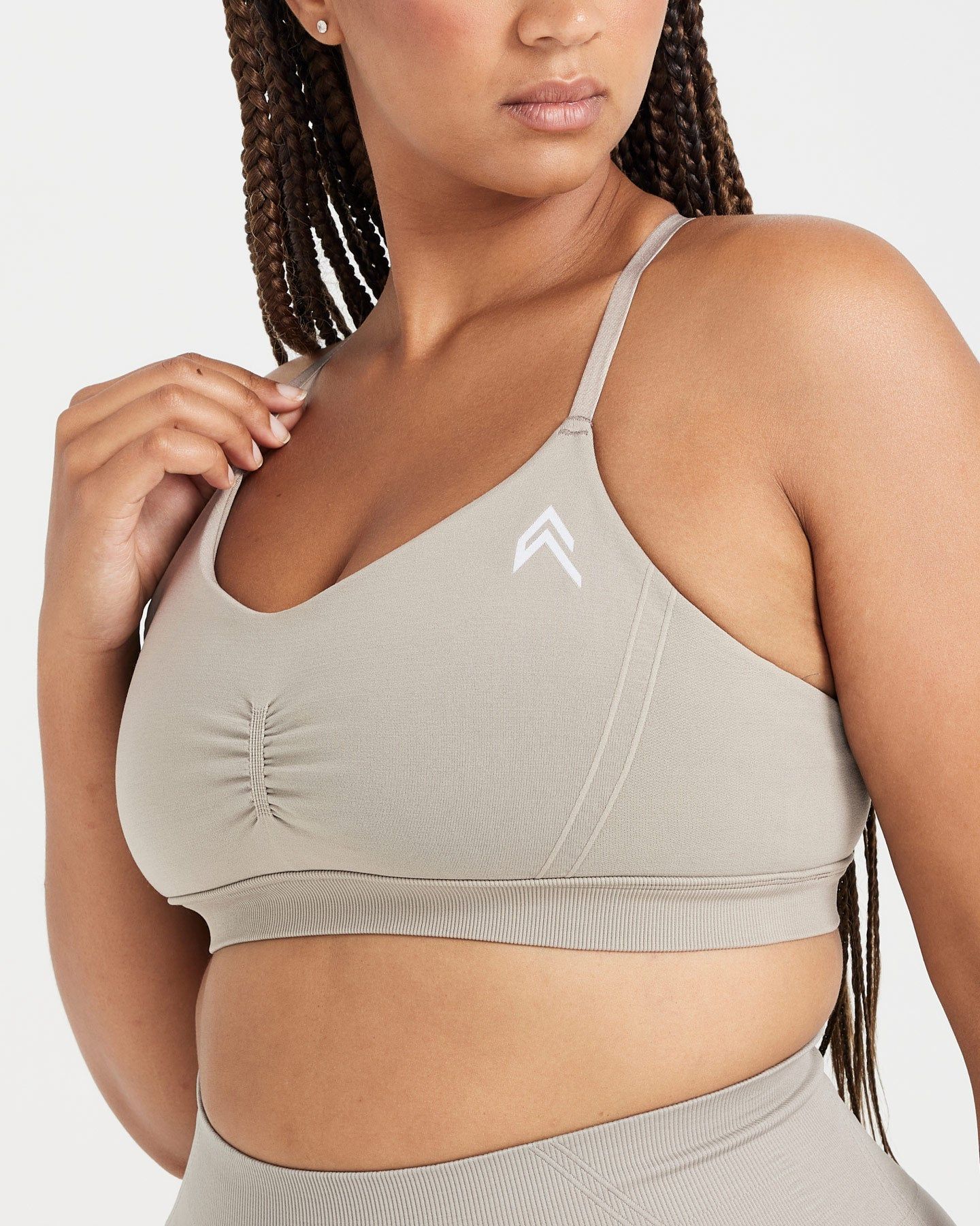 Effortless Micro Bralette | Warm Sand sold by Oner Active product image thumbnail 4