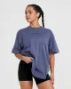 Classic Mirror Graphic Oversized T-Shirt | Washed Slate Blue sold by Oner Active
