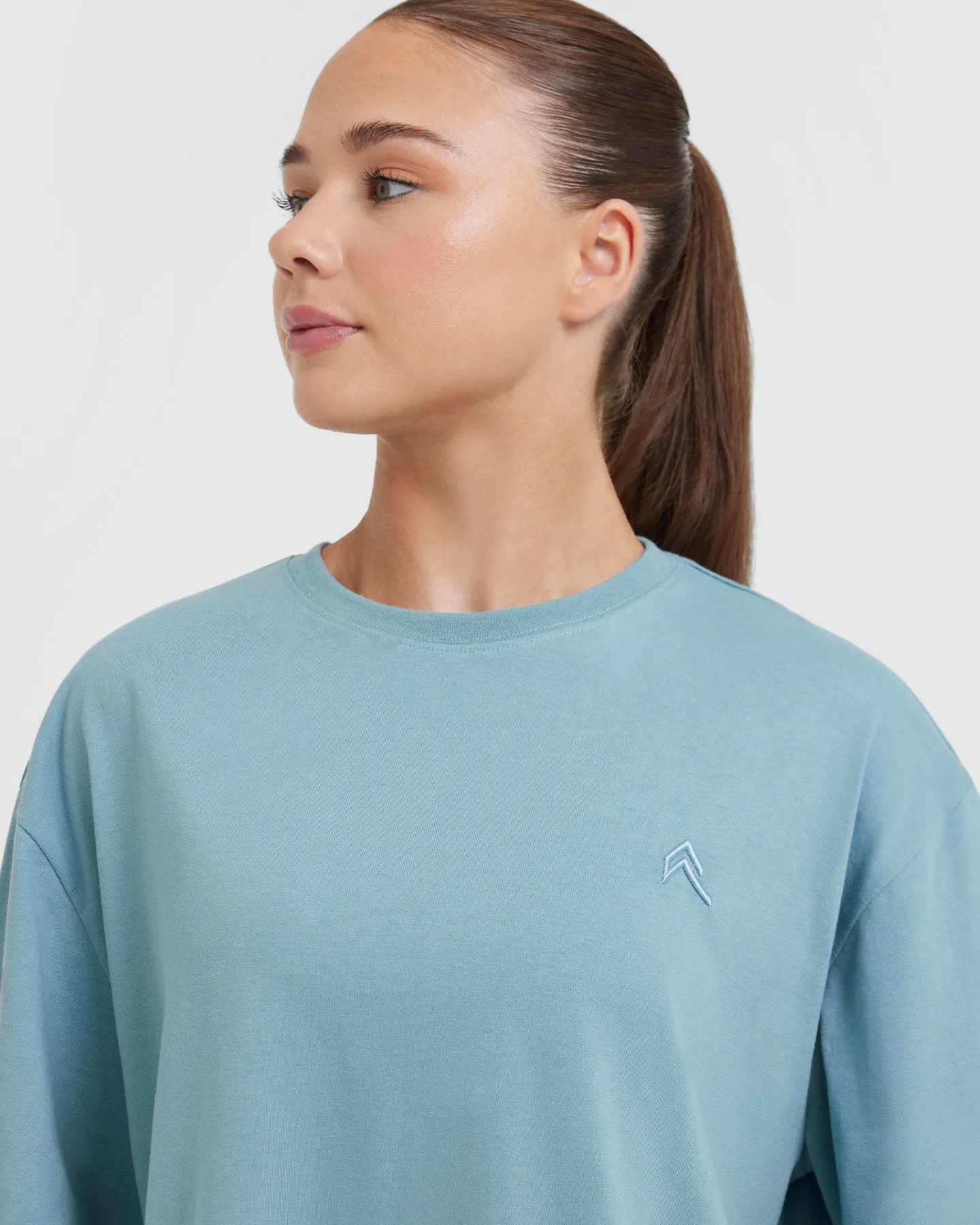 Classic Oversized Lightweight T-Shirt | Steel Blue sold by Oner Active product image thumbnail 4