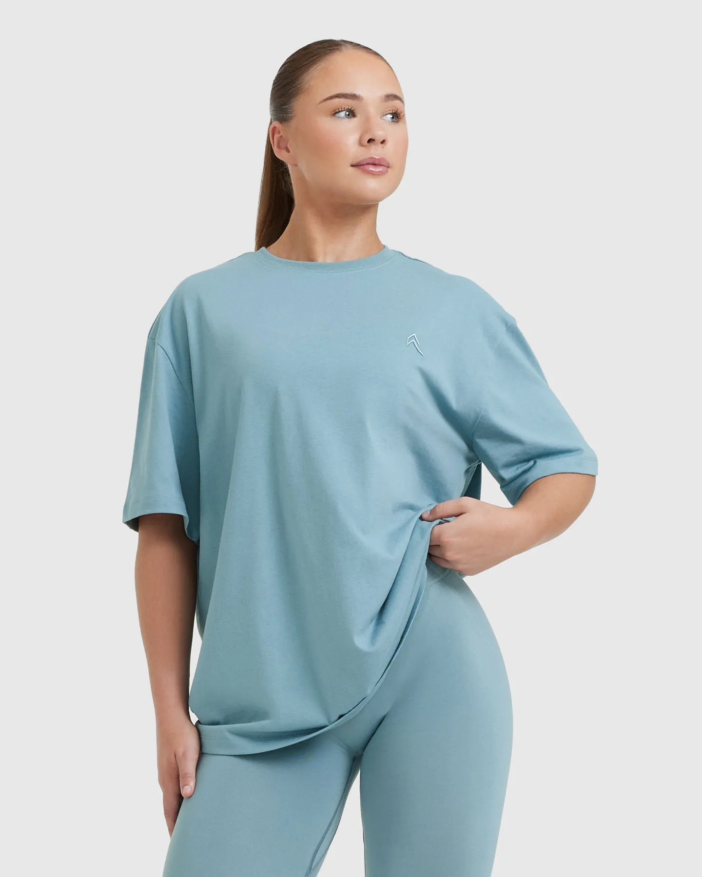 Classic Oversized Lightweight T-Shirt | Steel Blue sold by Oner Active