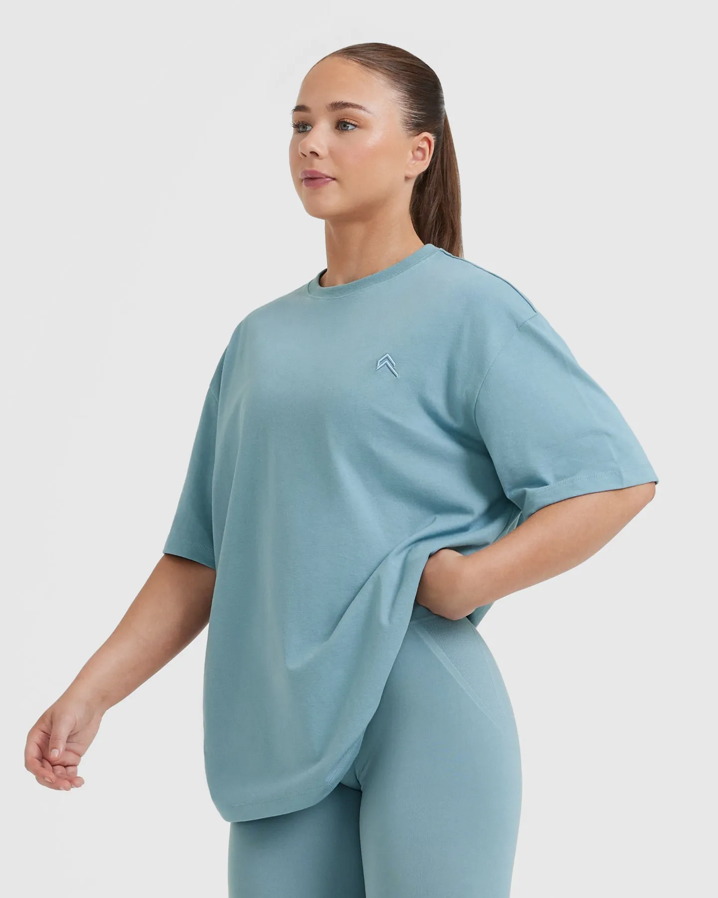 Classic Oversized Lightweight T-Shirt | Steel Blue sold by Oner Active product image thumbnail 3