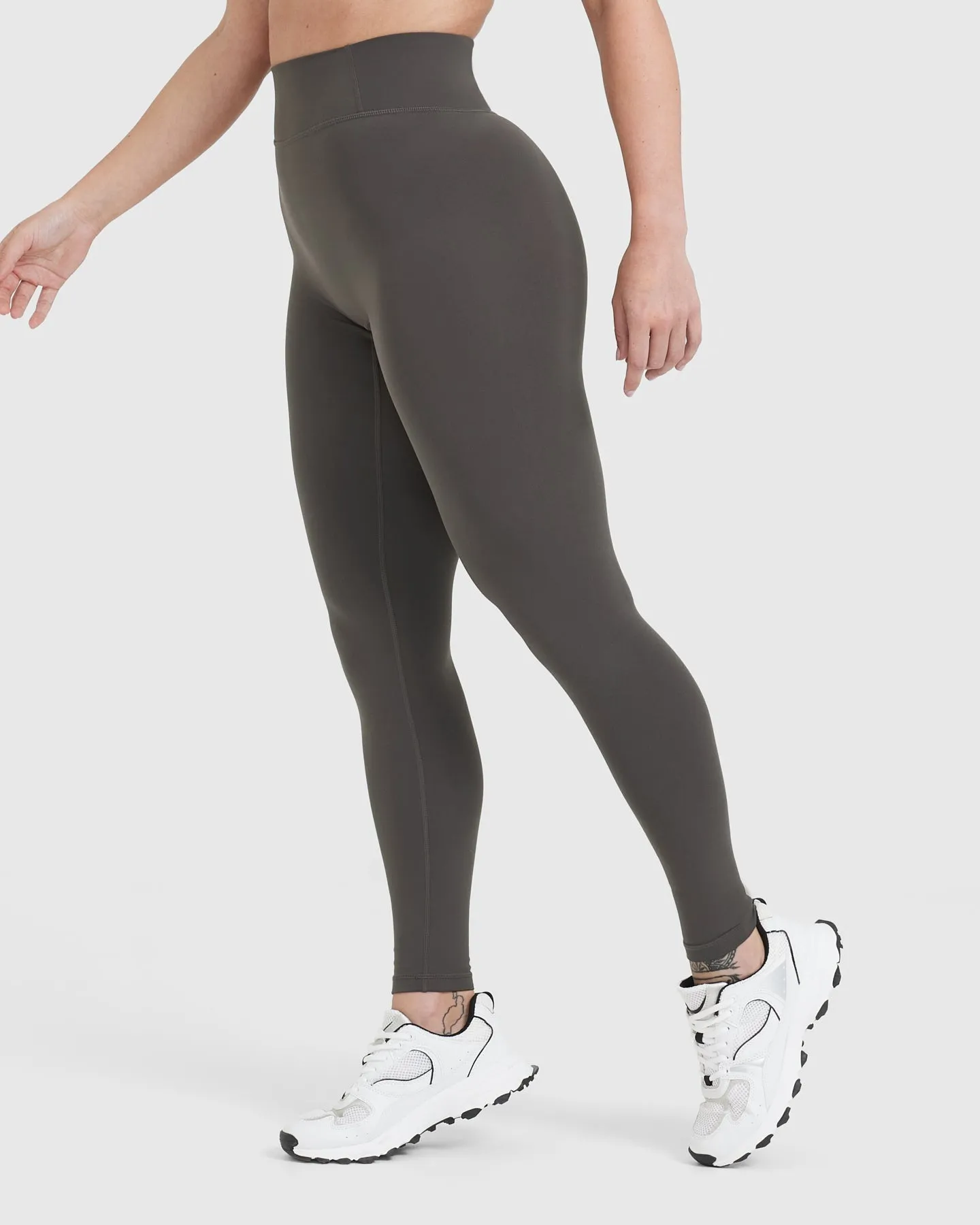 Timeless High Waisted Leggings | Deep Taupe sold by Oner Active product image thumbnail 3