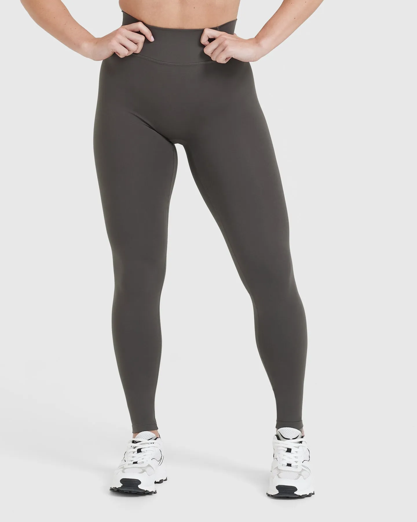 Timeless High Waisted Leggings | Deep Taupe sold by Oner Active