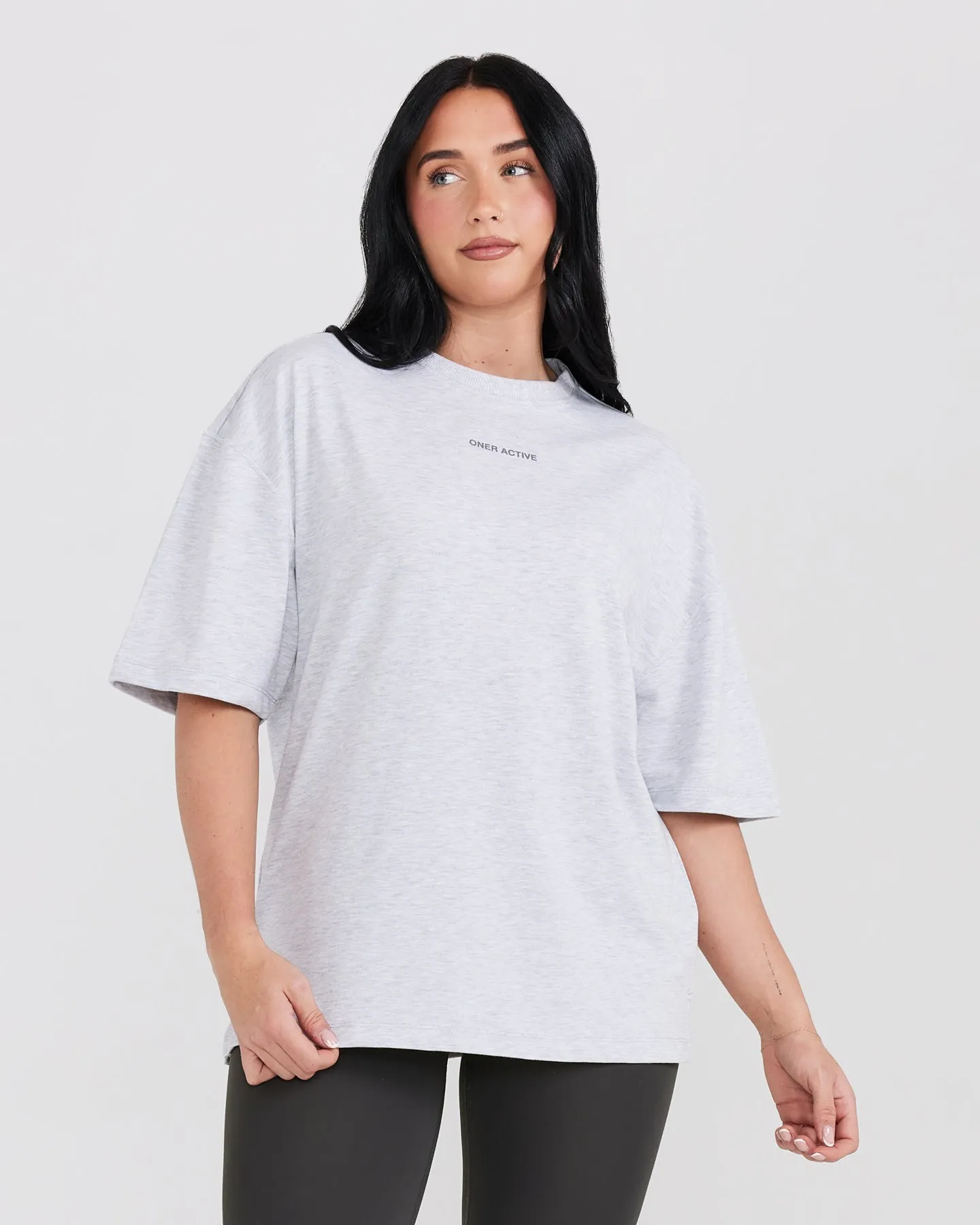OYB Graphic Unisex T-Shirt | Light Grey Marl sold by Oner Active