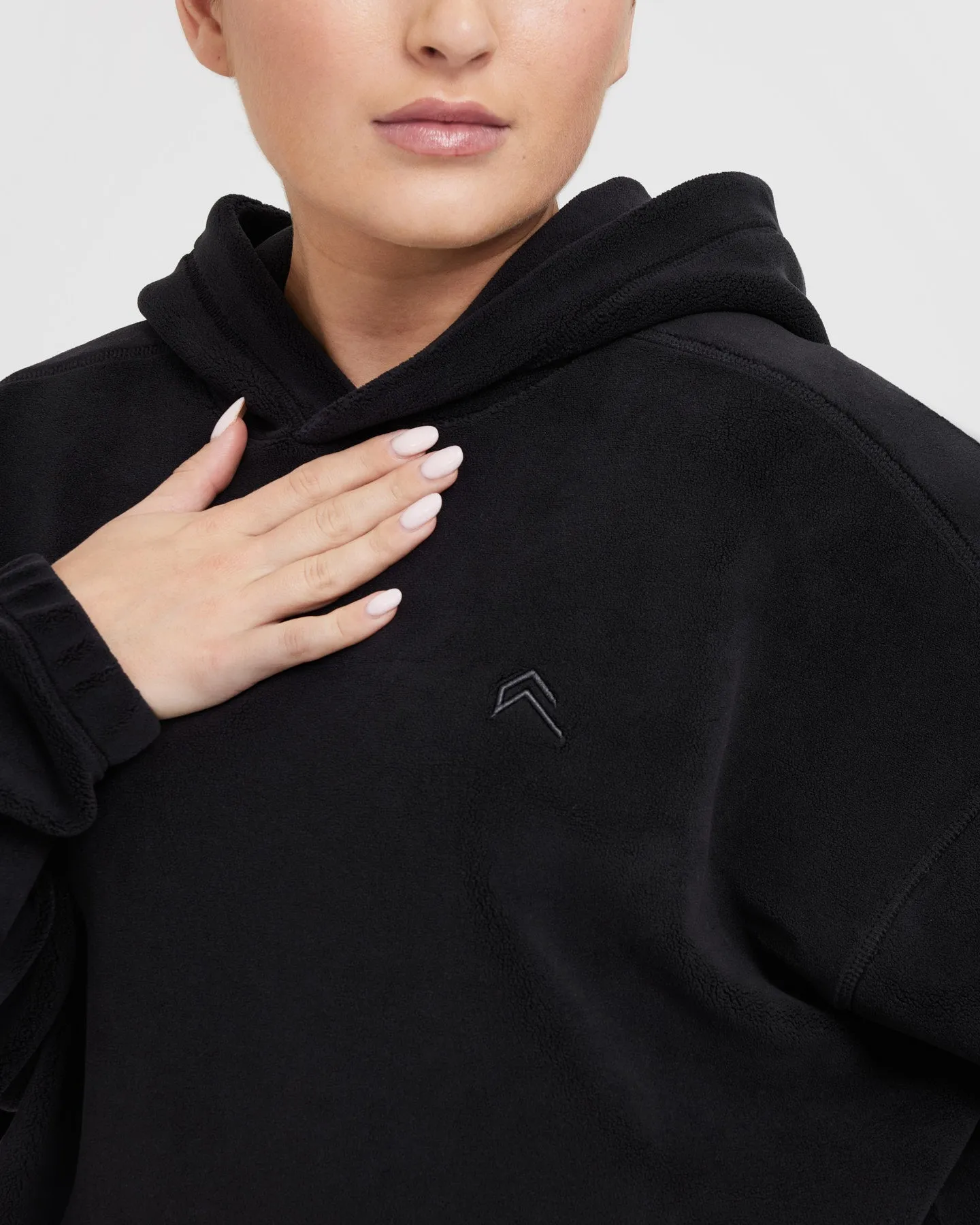 Fleece Oversized Hoodie | Black sold by Oner Active product image thumbnail 5