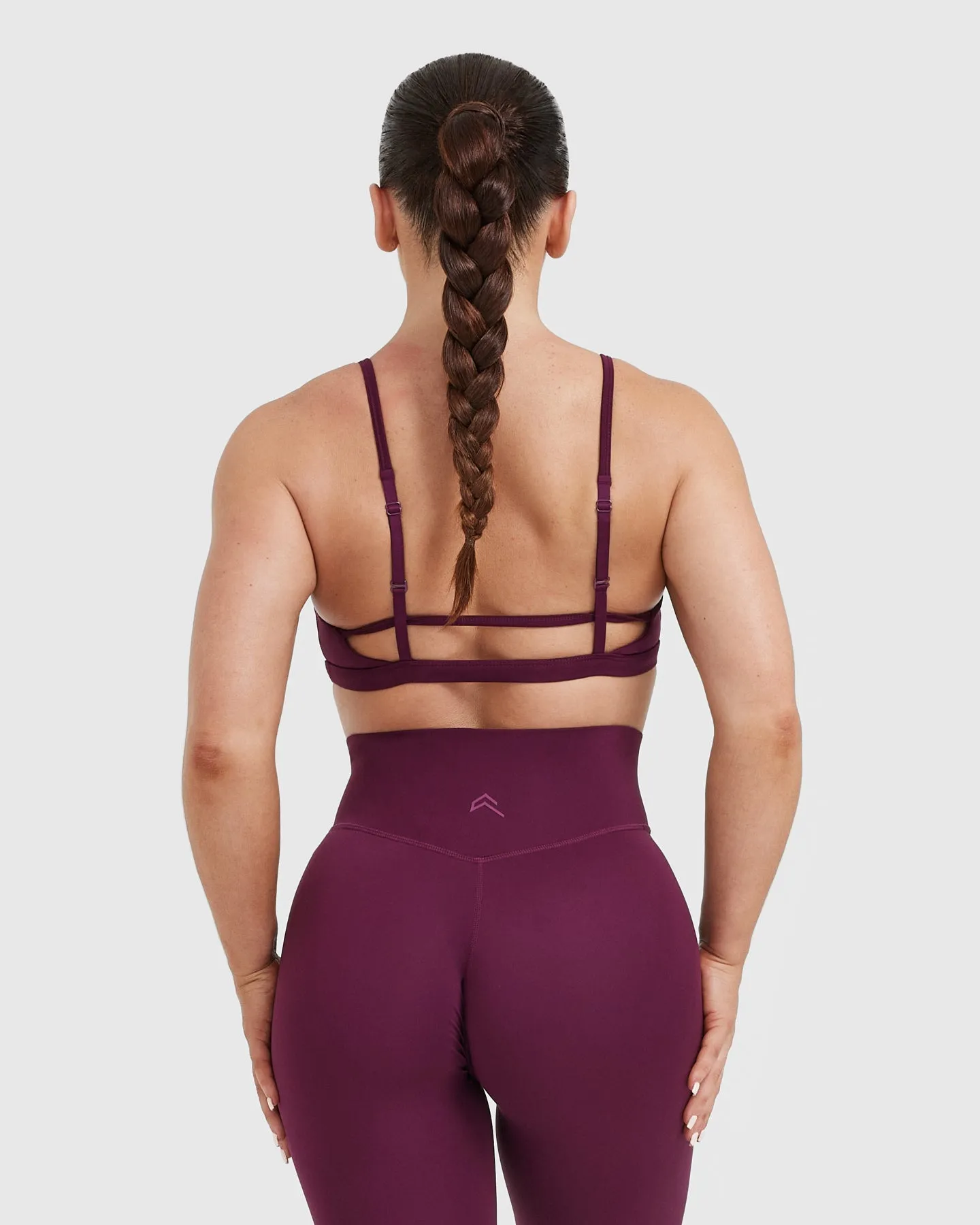 Timeless Strappy Bralette | Ripe Fig sold by Oner Active product image thumbnail 2