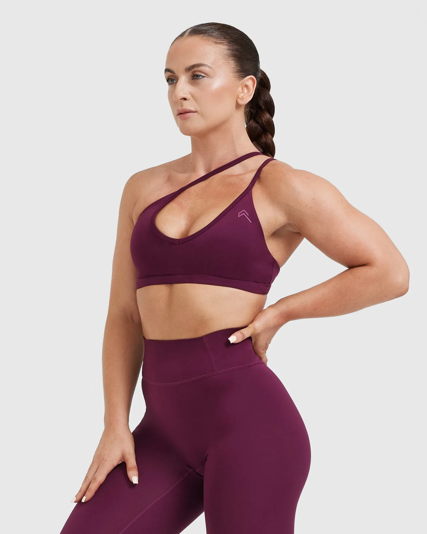 Timeless Strappy Bralette | Ripe Fig sold by Oner Active product image thumbnail 3