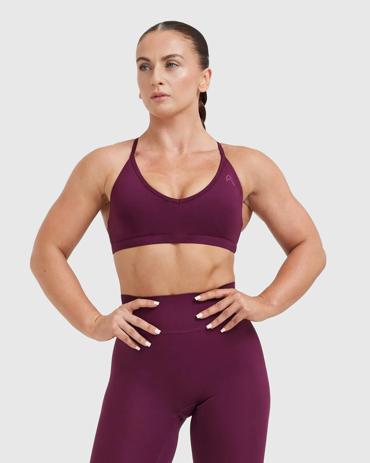 Timeless Strappy Bralette | Ripe Fig sold by Oner Active