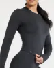 Mellow™ Soft Mid Long Sleeve Top | Coal sold by Oner Active